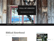 Tablet Screenshot of fullofgraces.com